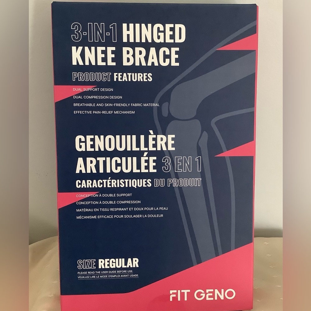 New in Box - 3-in-1 Hinged Knee Brace (Size Regular)